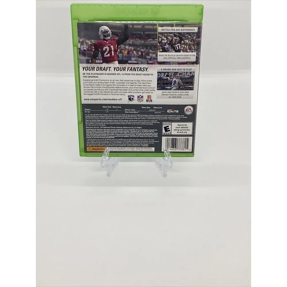 Madden NFL 16 Steelbook Edition Microsoft Xbox One Video Game